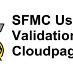 SFMC User Validation on Cloudpages
